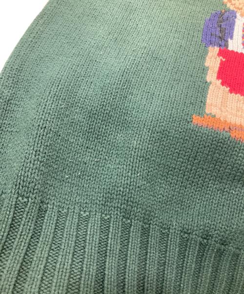 POLO RALPH LAUREN（ポロ・ラルフローレン）POLO RALPH LAUREN (ポロ・ラルフローレン) ポロベア‐ニット グリーン サイズ:Mの古着・服飾アイテム