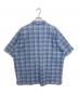 Patagonia (パタゴニア) 半袖シアサッカーチェックシャツ スカイブルー サイズ:XL：6000円