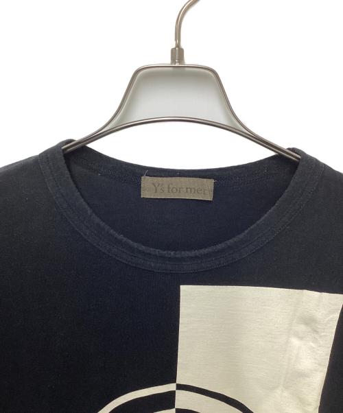 Y's for men（ワイズフォーメン）Y's for men (ワイズフォーメン) 00’sプリントTシャツ ブラック サイズ:３の古着・服飾アイテム