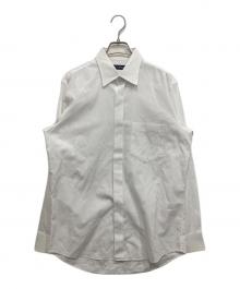 ISSEY MIYAKE MEN（イッセイミヤケメン）の古着「比翼長袖シャツ」｜ホワイト
