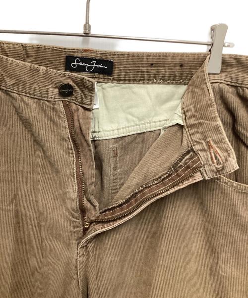 SEAN JOHN（ショーンジョン）SEAN JOHN (ショーンジョン) デニムパッチワークコーデュロイパンツ ベージュ サイズ:34の古着・服飾アイテム