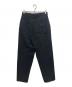 COMME des GARCONS HOMME (コムデギャルソン オム) タックコットンテーパードパンツ ブラック サイズ:S：10000円