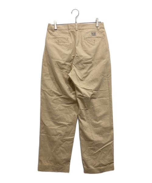 POLO RALPH LAUREN（ポロ・ラルフローレン）POLO RALPH LAUREN (ポロ・ラルフローレン) 2タックチノパン ベージュ サイズ:81cm (W32)の古着・服飾アイテム