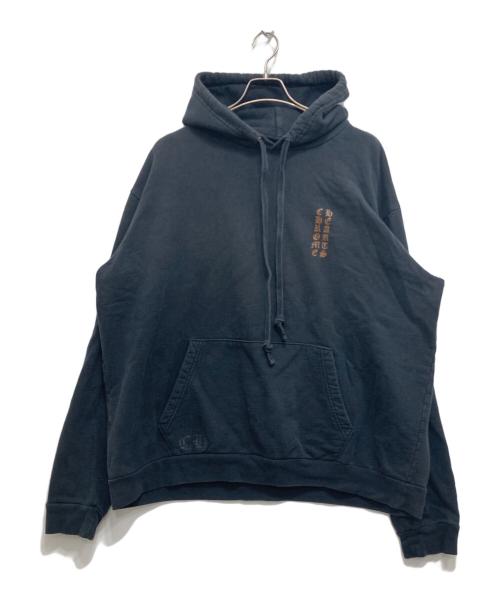 CHROME HEARTS（クロムハーツ）CHROME HEARTS (クロムハーツ) VERTICAL LOGO PULLOVER HOODIE ブラック サイズ:XLの古着・服飾アイテム