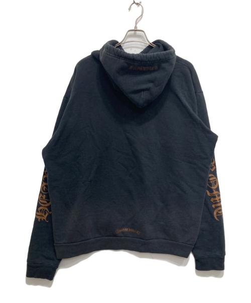 CHROME HEARTS（クロムハーツ）CHROME HEARTS (クロムハーツ) VERTICAL LOGO PULLOVER HOODIE ブラック サイズ:XLの古着・服飾アイテム