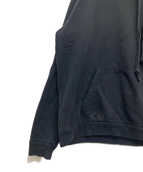 CHROME HEARTS（クロムハーツ）CHROME HEARTS (クロムハーツ) VERTICAL LOGO PULLOVER HOODIE ブラック サイズ:XLの古着・服飾アイテム