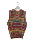 missoni sportsミッソーニスポーツ）の古着「ニットベスト」｜マルチカラー
