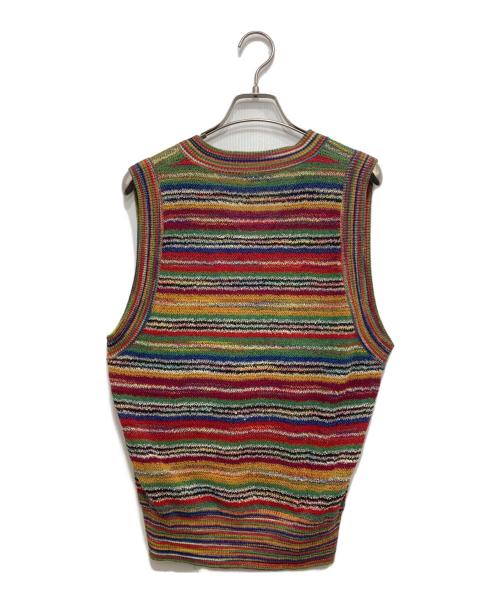 missoni sports（ミッソーニスポーツ）MISSONI SPORTS (ミッソーニスポーツ) ニットベスト マルチカラー サイズ:不明の古着・服飾アイテム