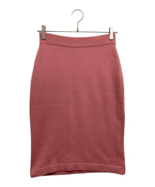 CHANEL（シャネル）CHANEL (シャネル) カシミヤニットセットアップ ピンク サイズ:Lの古着・服飾アイテム