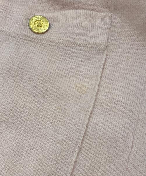 CHANEL（シャネル）CHANEL (シャネル) カシミヤニットセットアップ ピンク サイズ:Lの古着・服飾アイテム