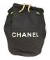 CHANEL（シャネル）の古着「巾着ショルダーバッグ/プールバッグ」｜ブラック