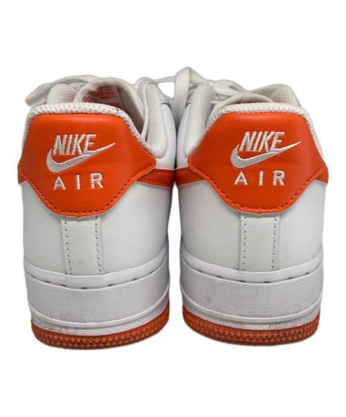 NIKE（ナイキ）NIKE (ナイキ) AIR FORCE 1 '07 ホワイト×オレンジ サイズ:24cmの古着・服飾アイテム