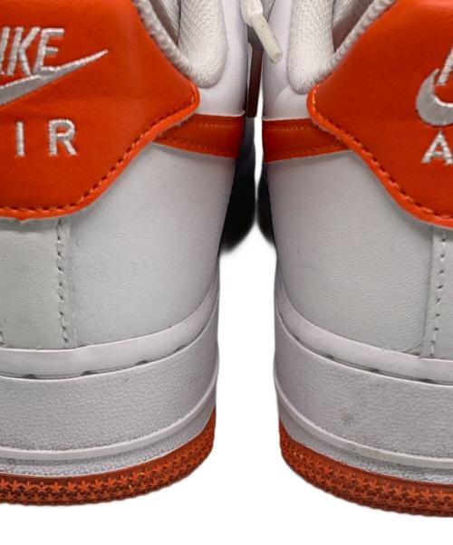 NIKE（ナイキ）NIKE (ナイキ) AIR FORCE 1 '07 ホワイト×オレンジ サイズ:24cmの古着・服飾アイテム
