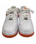 NIKE (ナイキ) AIR FORCE 1 '07 ホワイト×オレンジ サイズ:24cm：9000円