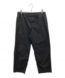 COMME des GARCONS HOMME（コムデギャルソン オム）の古着「コットンワイドパンツ」｜ネイビー