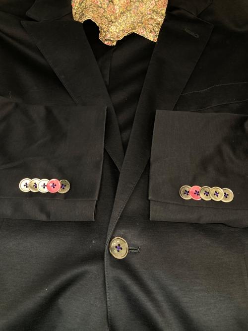 PAUL SMITH（ポールスミス）Paul Smith (ポールスミス) コットン2Bジャケット ネイビー サイズ:XLの古着・服飾アイテム