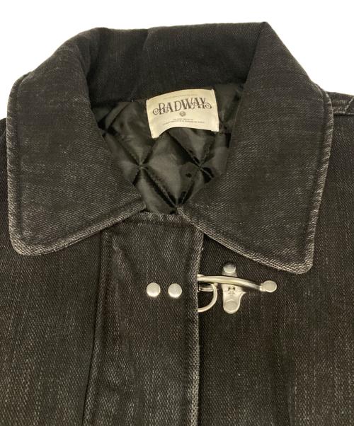 BADWAY（バッドウェイ）BADWAY (バッドウェイ) Fade slab fireman jacket ブラック サイズ:Mの古着・服飾アイテム