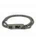 DIESEL（ディーゼル）の古着「2連スチールブレスレット」｜シルバー