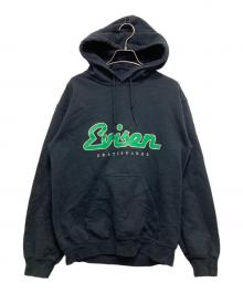 EVISEN（エビセン）の古着「ロゴプリントパーカー」｜ブラック
