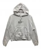 TIGHTBOOTH PRODUCTIONタイトブースプロダクション）の古着「50-50 HOODIE」｜ホワイト