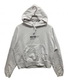 TIGHTBOOTH PRODUCTION（タイトブースプロダクション）の古着「50-50 HOODIE」｜ホワイト