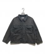 EVISENエビセン）の古着「DENIM JACKET/デニムジャケット」｜グレー