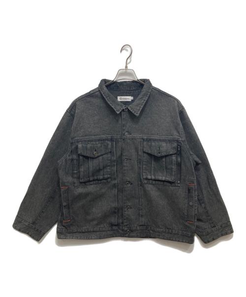 EVISEN（エビセン）EVISEN (エビセン) DENIM JACKET/デニムジャケット グレー サイズ:Mの古着・服飾アイテム