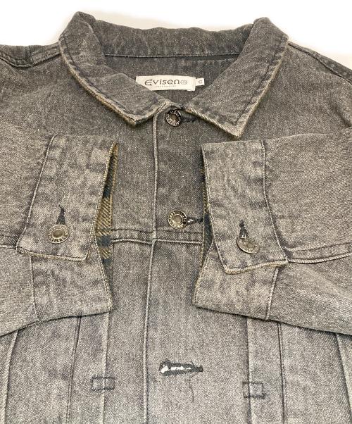 EVISEN（エビセン）EVISEN (エビセン) DENIM JACKET/デニムジャケット グレー サイズ:Mの古着・服飾アイテム