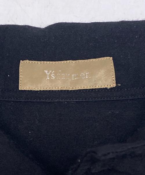 Y's for men（ワイズフォーメン）Y'S for men (ワイズフォーメン) 長袖開襟プルオーバーシャツ/グランパシャツ ブラック サイズ:表記なしの古着・服飾アイテム