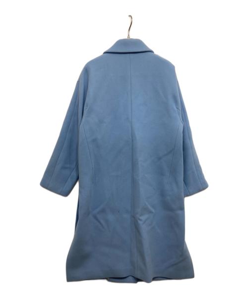 ESTNATION（エストネーション）ESTNATION (エストネーション) メルトンチェスターコート スカイブルー サイズ:36の古着・服飾アイテム