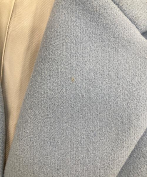 ESTNATION（エストネーション）ESTNATION (エストネーション) メルトンチェスターコート スカイブルー サイズ:36の古着・服飾アイテム