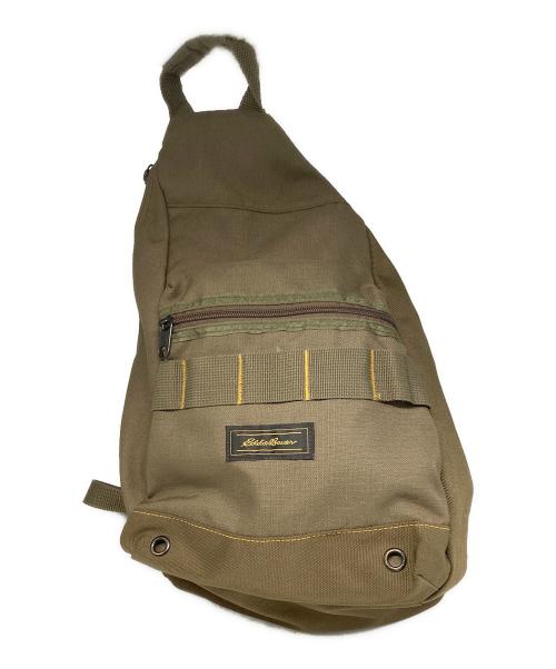 Eddie Bauer（エディーバウアー）Eddie Bauer (エディーバウアー) リップストップクロスボディーバッグ グリーンの古着・服飾アイテム