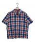 Patagonia（パタゴニア）の古着「パッカーウェアシャツ/半袖シアサッカーチェックシャツ」｜ブルー