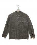 ISSEY MIYAKE MENイッセイミヤケメン）の古着「00’sバンドカラーコットンワークジャケット/マオカラージャケット」｜グレー