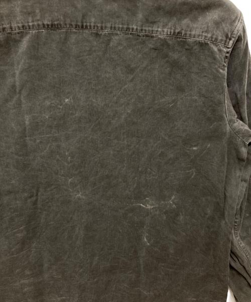 ISSEY MIYAKE MEN（イッセイミヤケメン）ISSEY MIYAKE MEN (イッセイミヤケメン) 00’sバンドカラーコットンワークジャケット/マオカラージャケット グレー サイズ:Lの古着・服飾アイテム