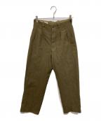 French Armyフランス軍）の古着「70’S M52/セレモニーウールパンツ」｜オリーブ