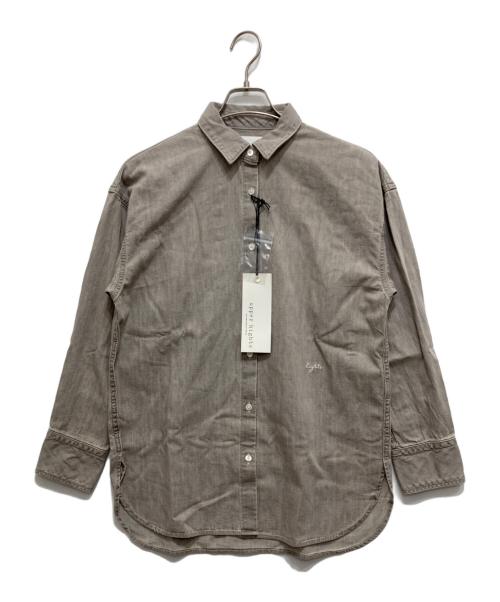 upper hights（アッパーハイツ）upper hights (アッパーハイツ) THE ELINE GREGE/デニムシャツ グレー サイズ:1 未使用品の古着・服飾アイテム