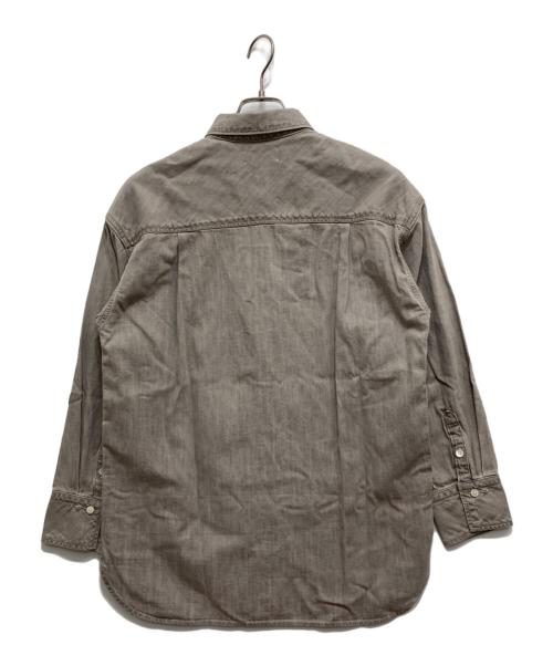 upper hights（アッパーハイツ）upper hights (アッパーハイツ) THE ELINE GREGE/デニムシャツ グレー サイズ:1 未使用品の古着・服飾アイテム