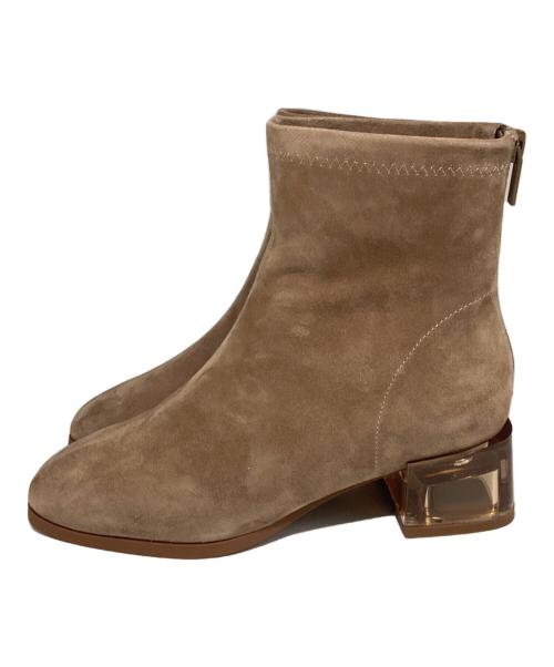 STACCATO（スタッカート）STACCATO (スタッカート) バックジップブーツ ブラウン サイズ:22.5cm 未使用品の古着・服飾アイテム