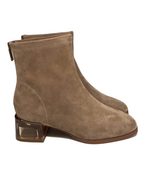 STACCATO（スタッカート）STACCATO (スタッカート) バックジップブーツ ブラウン サイズ:22.5cm 未使用品の古着・服飾アイテム