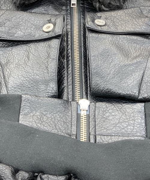 Ballsy.Brothers（ボールジーブラザーズ）BALLSY.BROTHERS (ボールジーブラザーズ) Western faux leather work jacket ブラック サイズ:Lの古着・服飾アイテム