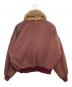 BALLSY.BROTHERS (ボールジーブラザーズ) REVERSIBLE FUR FLIGHT JACKET レッド×ブラウン サイズ:L：24000円