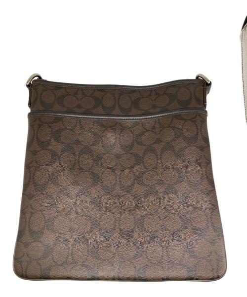 COACH（コーチ）COACH (コーチ) シグネチャーショルダーバッグ ブラウンの古着・服飾アイテム