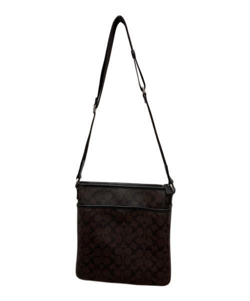 COACH（コーチ）COACH (コーチ) シグネチャーショルダーバッグ ブラウンの古着・服飾アイテム