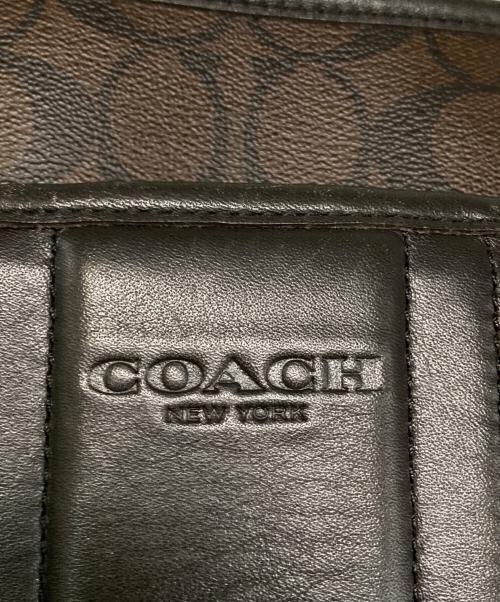 COACH（コーチ）COACH (コーチ) シグネチャーショルダーバッグ ブラウンの古着・服飾アイテム