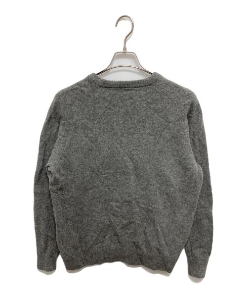 SOFTHYPHEN（ソフトハイフン）SOFTHYPHEN (ソフトハイフン) RWS BASIC CREW NECK KNIT グレー サイズ:3の古着・服飾アイテム