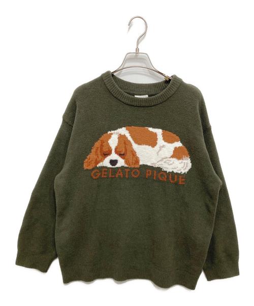 gelato pique（ジェラートピケ）gelato pique (ジェラートピケ) SLEEPING DOG オリーブ サイズ:freeの古着・服飾アイテム