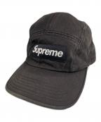 SUPREMEシュプリーム）の古着「Washed Chino Twill Camp Cap」｜ブラック