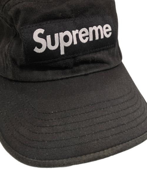 SUPREME（シュプリーム）Supreme (シュプリーム) Washed Chino Twill Camp Cap ブラックの古着・服飾アイテム