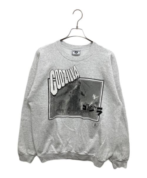LEE（リー）LEE (リー) GODZILLA/90’Sゴジラプリントスウェット グレー サイズ:XLの古着・服飾アイテム